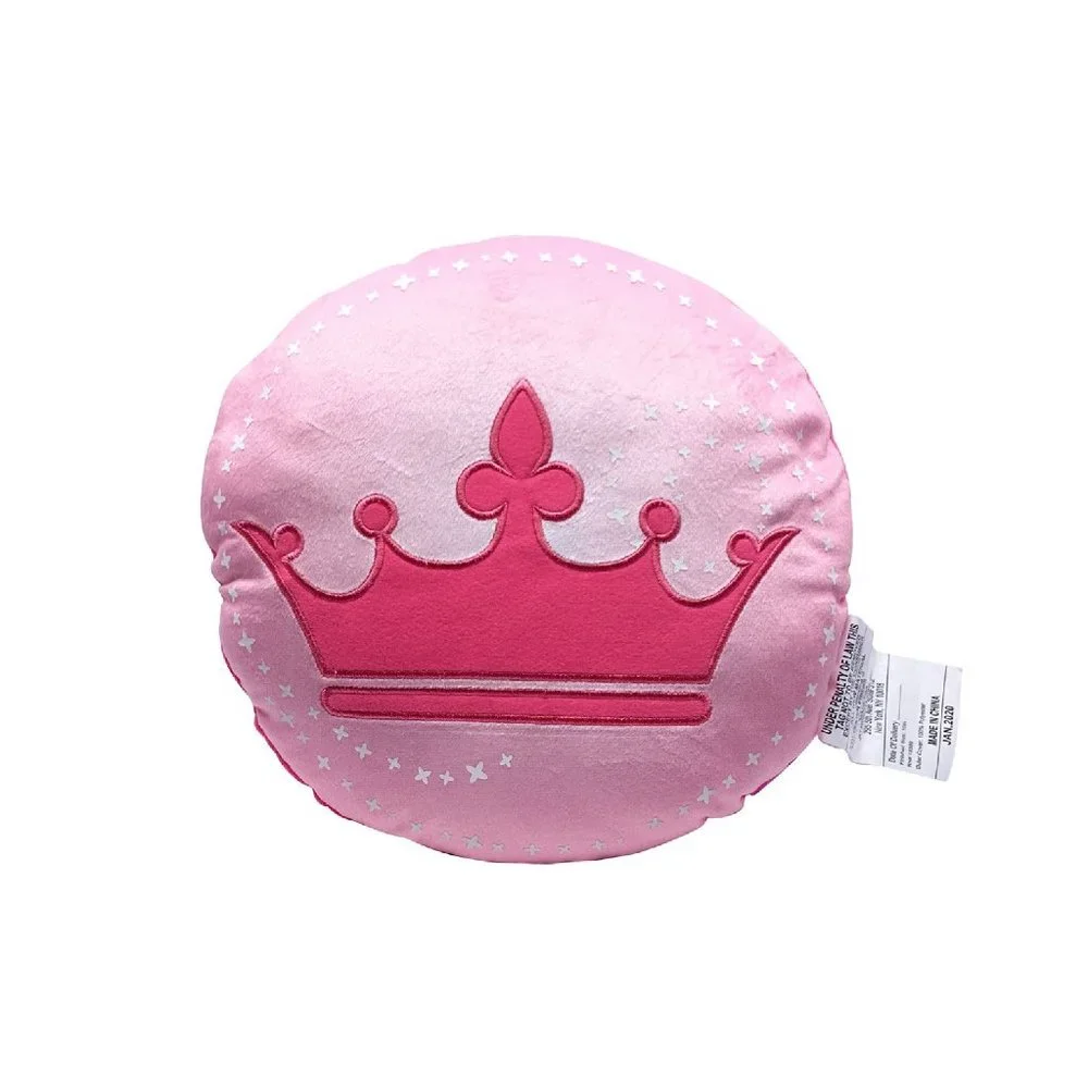 brand new set of Disney Princesses Toddler Blanket + Crown Pillow - PINK + WHITE